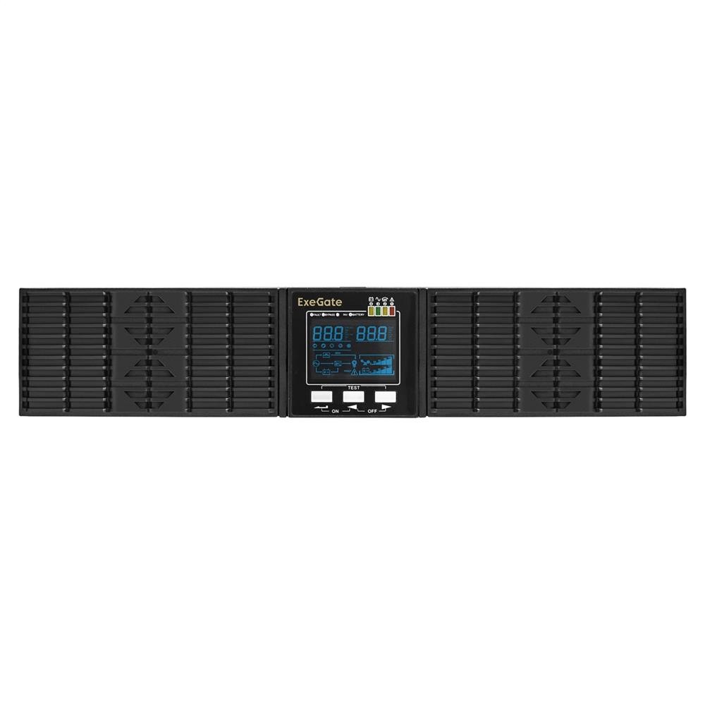 ИБП On-line ExeGate PowerExpert ULS-3000.LCD.AVR.1SH.2C13.USB.RS232.SNMP.2U