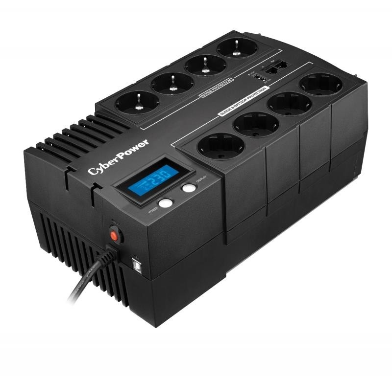 ИБП CyberPower Line-Interactive BR1000ELCD 1000VA/600W USB/RJ11/45 (4+4 Euro)