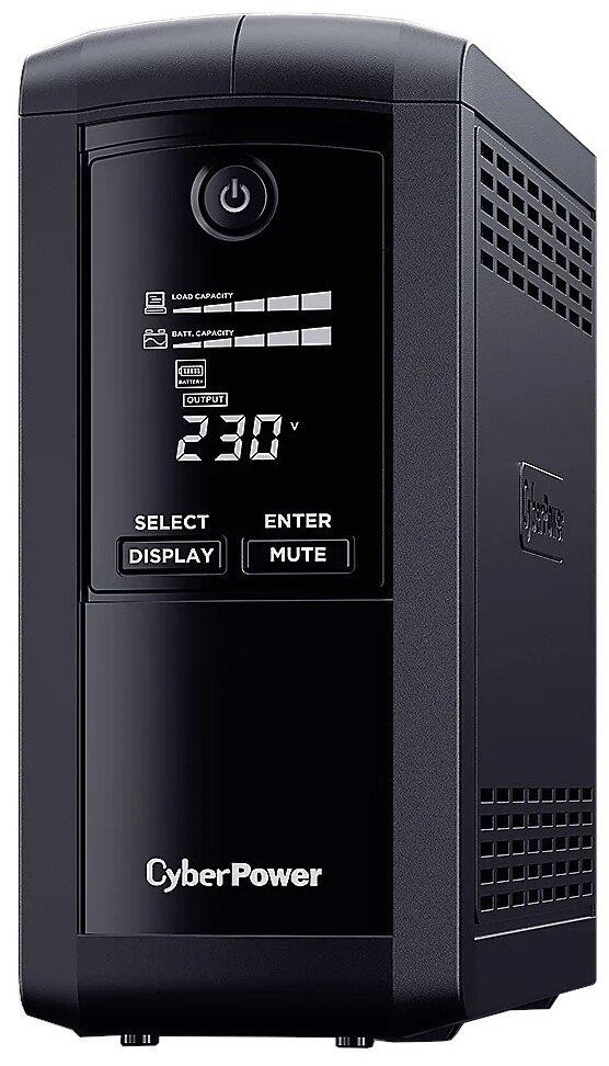 ИБП CyberPower VP1000ELCD (1000VA/550W USB/RS-232/RJ11/45 (4 EURO))
