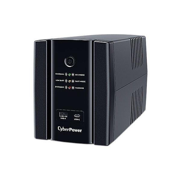 ИБП CyberPower UT1500EG Line-Interactive, Tower, 1500VA/900W USB/RJ11/45/USB charger A/C (4 Euro), 12В/7 Ач х 2