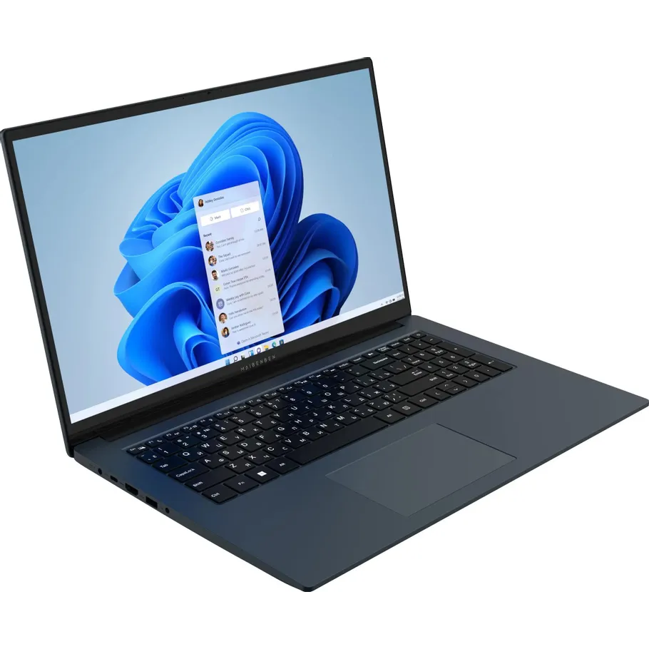 Ноутбук Maibenben M17A-R787UM (M17A-R787UM0F3RHU4EB0-Win11H) Ryzen 7 8745H 16Gb SSD512Gb AMD Radeon 17.3" IPS FHD (1920x1080) blue WiFi BT Cam