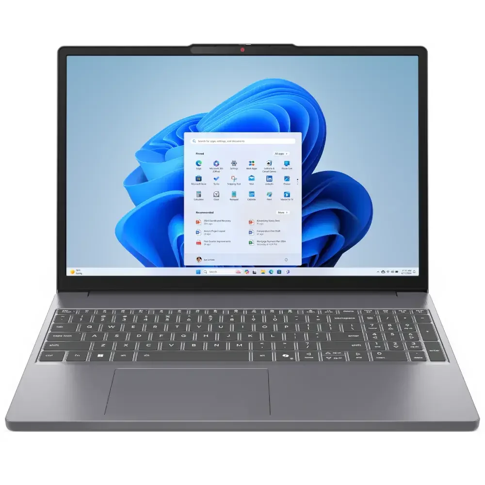 Ноутбук Lenovo IdeaPad Slim 3 16IRH10R (83K50006RK-DOS) 16" WUXGA IPS 300N/i5-210H/16Gb/1Tb SSD/UMA/DOS/Luna Grey