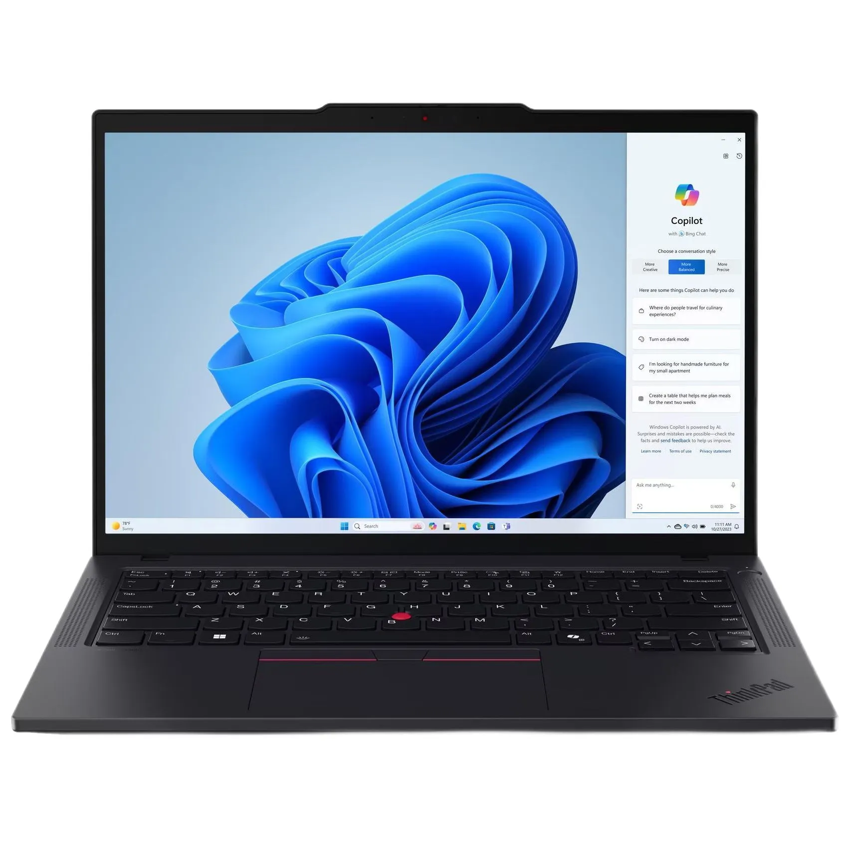 Ноутбук Lenovo ThinkPad T14 G5 (21MC004YUS) 14.0" WUXGA Touch IPS AG 400nits, AMD Ryzen 7 PRO 8840U,32GB DDR5, 512GB SSD M.2, Radeon 780M Graphics