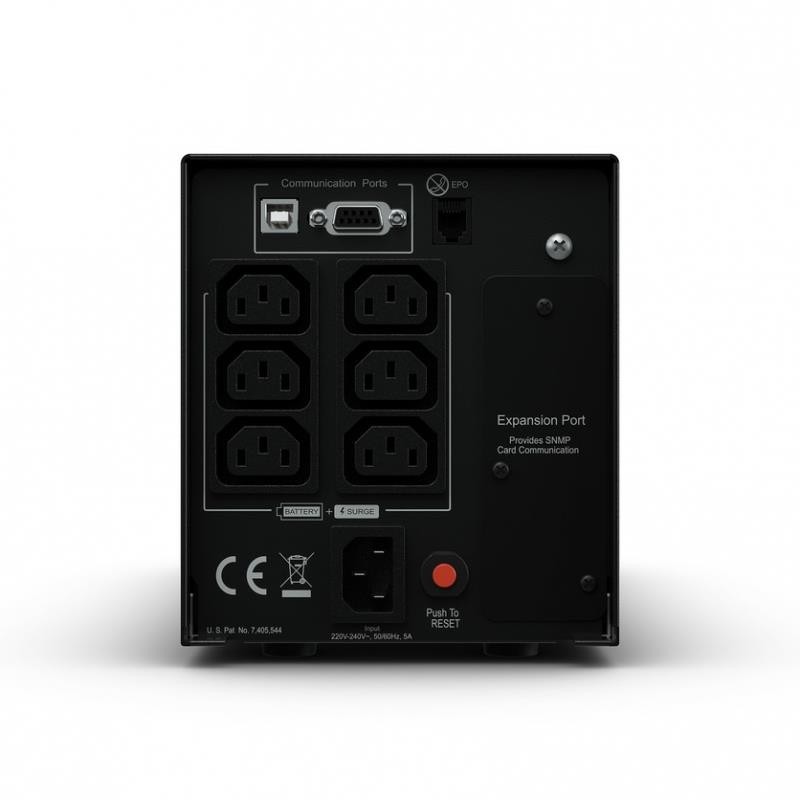 ИБП CyberPower Line-Interactive PR750ELCD 750VA/675W USB/RS-232/EPO/SNMPslot (6 IEC С13)