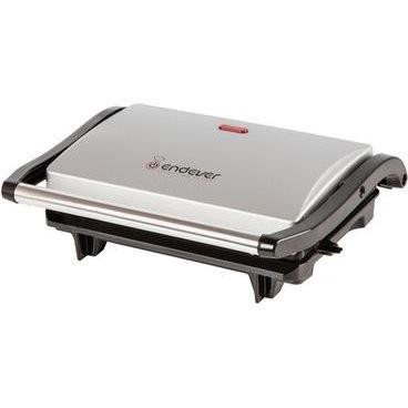 Электрогриль ENDEVER Grillmaster 115 серебристый/черный