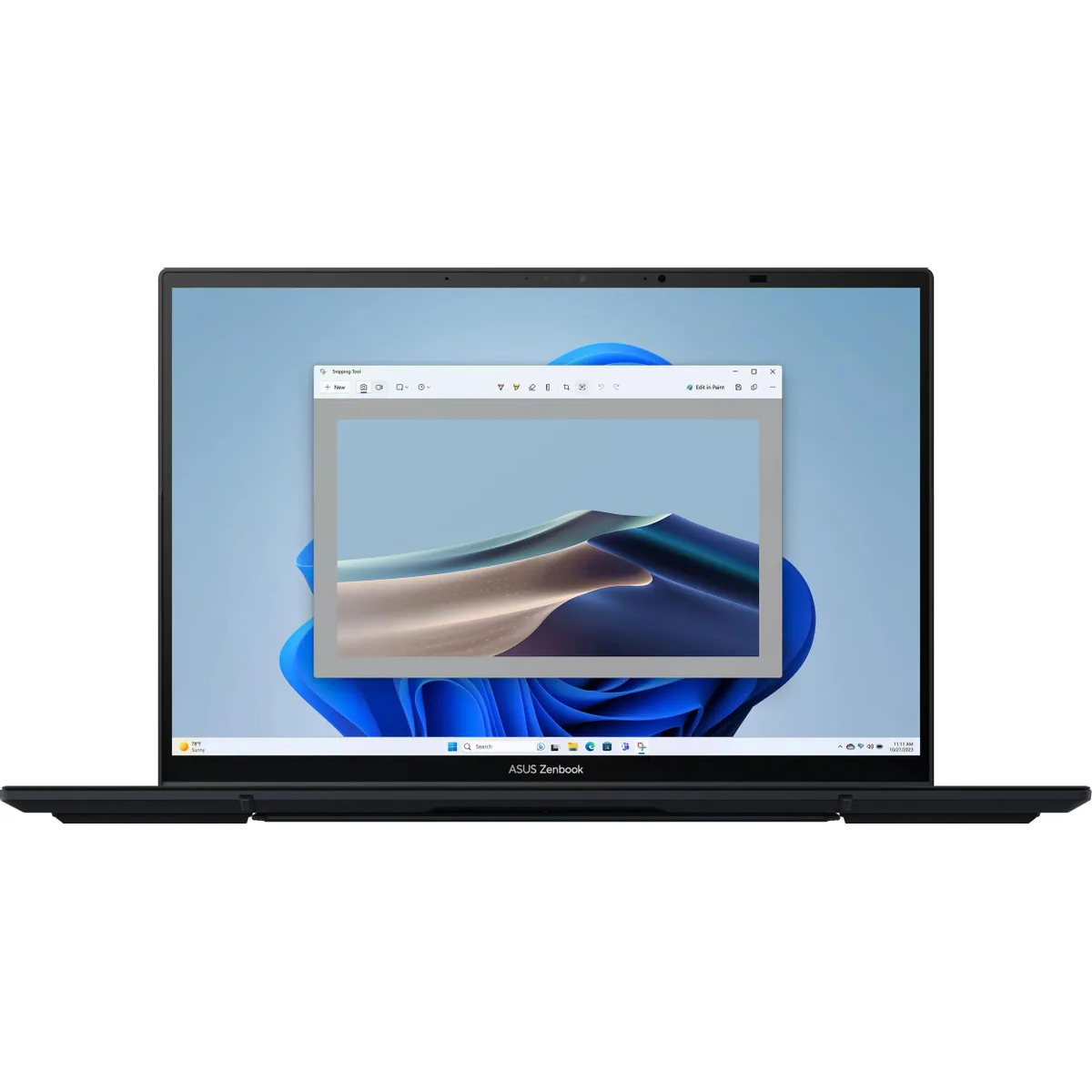 Ноутбук Asus ZenBook Duo UX8406CA-QL460X (90NB14X1-M00UA0-Win11P) Core Ultra 7 255H 16Gb SSD512Gb Intel Arc 140T 14" OLED Touch WUXGA dk.grey WiFi