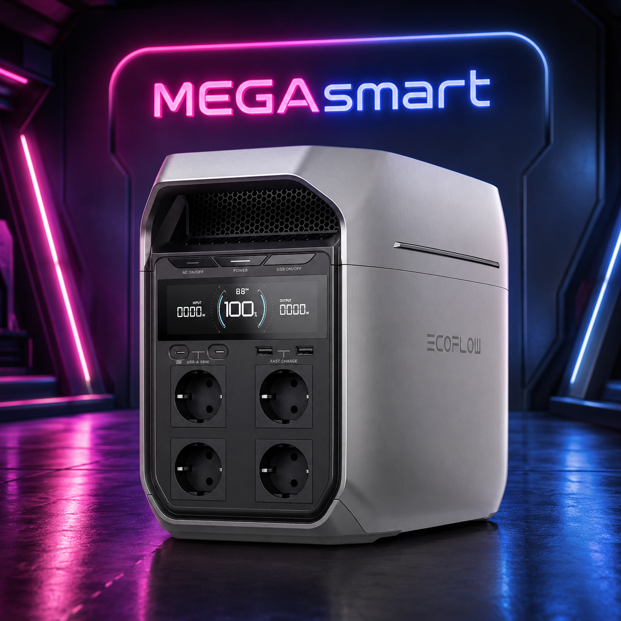 Портативная электростанция EcoFlow DELTA 3 Plus (1024 Втч)