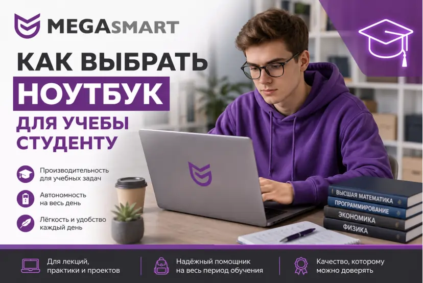 Как выбрать ноутбук для учебы студенту в 2026 году | MEGAsmart Как выбрать ноутбук для учебы студенту в 2026 году | MEGAsmart