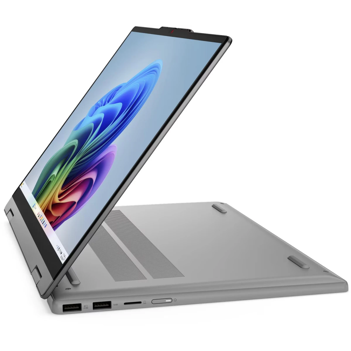 Ноутбук Lenovo IdeaPad 5 2-in-1 14AHP11 (83UJ0016PS) R5 230 16Gb SSD512Gb AMD Radeon 760M 14" OLED Touch WUXGA (1920x1200) без ОС grey WiFi BT Cam