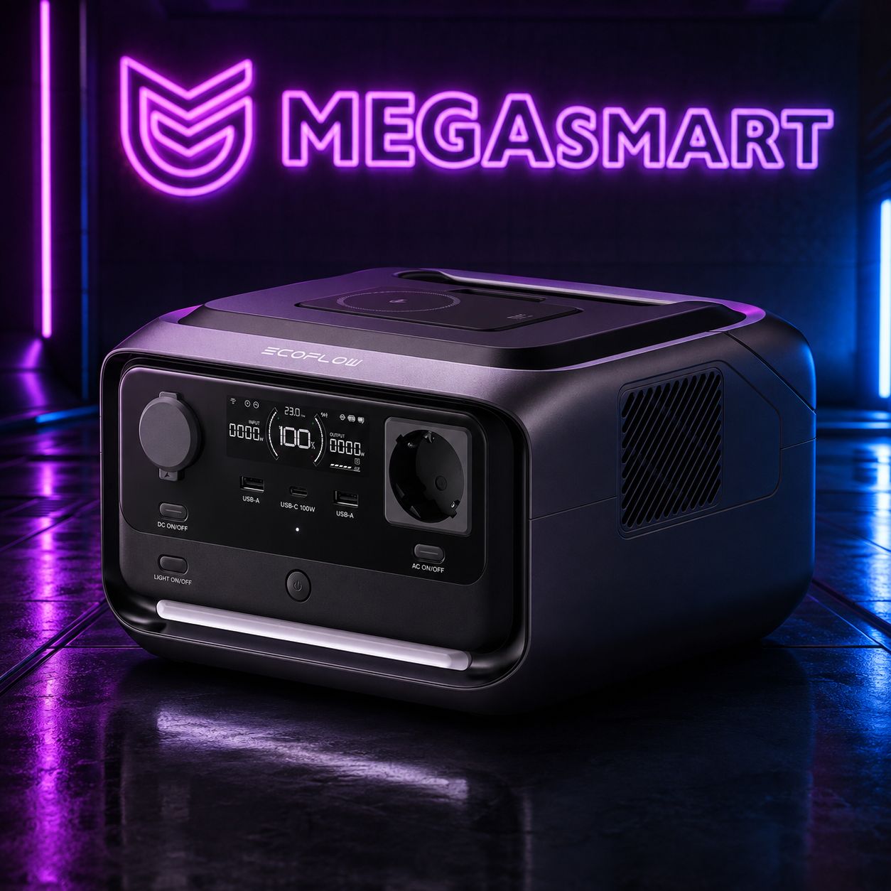Портативная электростанция EcoFlow RIVER 3 Plus Wireless (286 Втч)