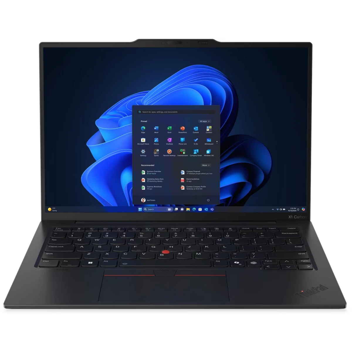 Ноутбук ThinkPad X1 Carbon G13 Aura Edition (21NX00JPSG) 14" WUXGA(1920x1200)IPS, Ultra 7 265U, 32GB Soldered LPDDR5x, 1TB SSD M.2, Int Graphics, BT