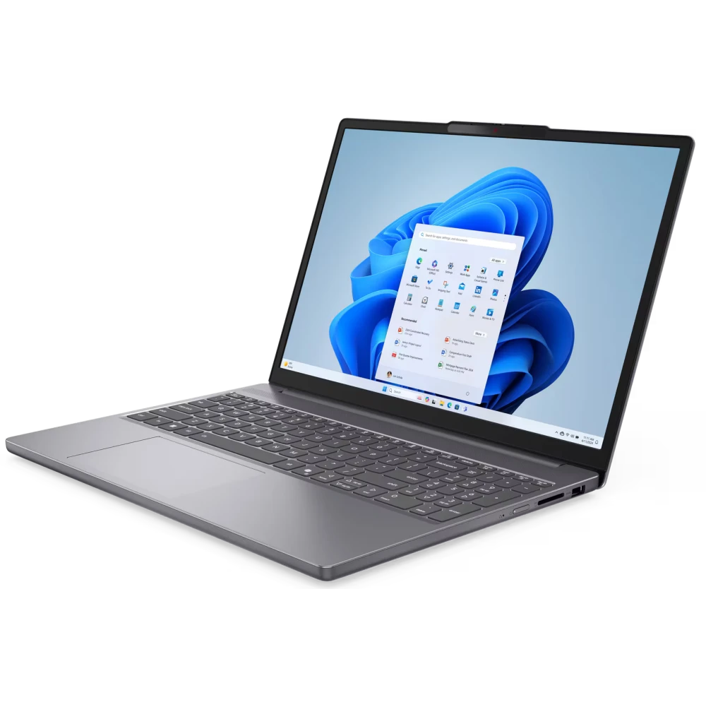Ноутбук Lenovo IdeaPad Slim 3 15IRH10 (83K100DUPS) Core i5 13420H 16Gb SSD512Gb Intel UHD Graphics 15.3" IPS WUXGA (1920x1200) без ОС grey WiFi BT Cam