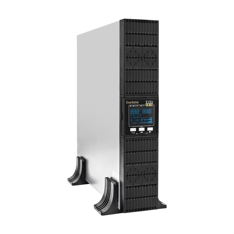 ИБП Exegate On-line PowerExpert ULS-3000.LCD.AVR.6C13.USB.RS232.SNMP.BC.2U EX297668RUS 3000VA/3000W, On-Line, PF=1, LCD, 6*C13, RS232, USB