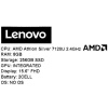 15.6" Ноутбук Lenovo V15 4th Gen черный