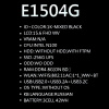 15.6" Ноутбук ASUS Vivobook Go 15 E1504GA-BQ585 черный