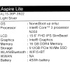 15.6" Ноутбук Acer Aspire Lite AL15-36P-3922 серебристый